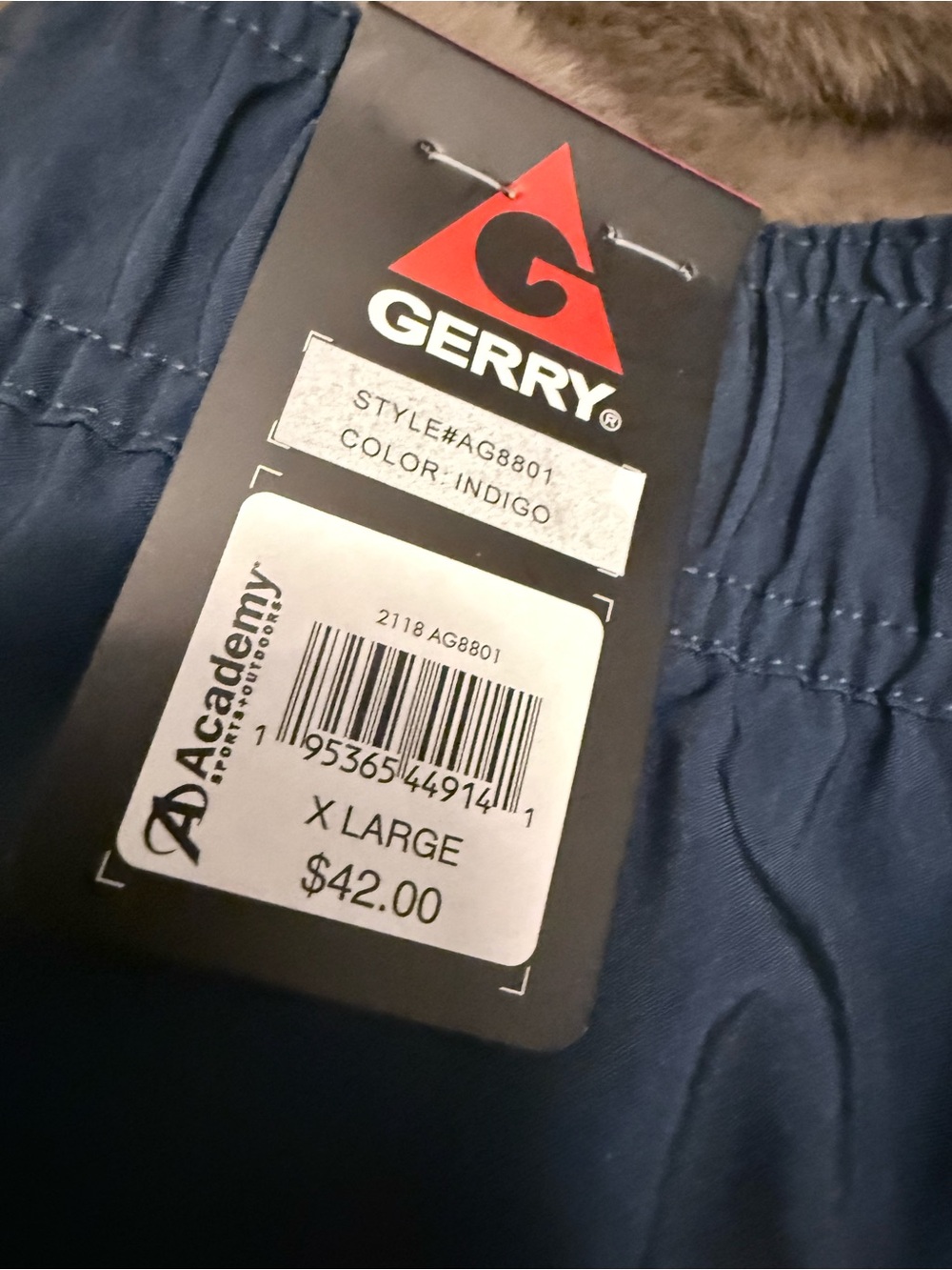 Gerry Weber Navy & Camouflage Swim Shorts - Picture 3 of 6